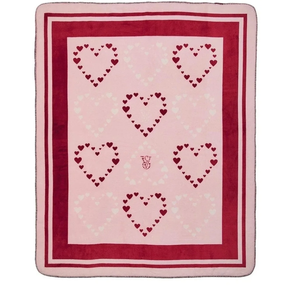 Victoria’s Secret NEW Blanket Valentine Hearts 2026 Red and Pink